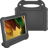 Étui Samsung Tab A7 Lite Enfants - Coque arrière à l'épreuve des Kids - Étui pour tablette portable pour enfants avec poignée - Zwart