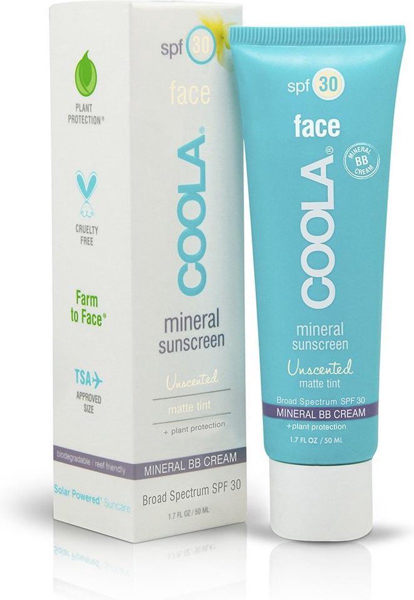 Coola Face Matte Finish SPF30 Mineral Sunscreen - 50 ml