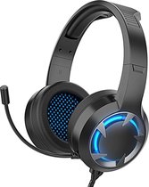 PS5 Headset -Gaming Headset voor PS4 PS5 PC Xbox One, ruisonderdrukking 3.5 mm Surround Sound Wired Gaming Hoofdtelefoon met LED-licht en verstelbare microfoon voor Nintendo Switch Laptop Mac