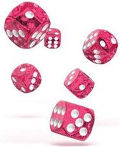 Oakie Doakie Dice dés D6 16 mm Speckled - Rose