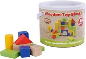 2-Play houten speel blokken 50 stuks