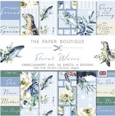 The Paper Boutique Embellishment - Floral Waves - 8x8 inch - 36 stuks