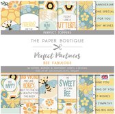 The Paper Boutique Decoupage set - Bee Fabulous - 8x8 inch - 36 stuks