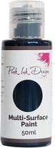 Pink Ink Designs Verf - Multi Surface Paint - Inky Blauw Shimmer - 50ml