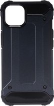 Shop4 - iPhone 13 mini Hoesje - Extreme Back Case Drop Shock Proof Donker Blauw