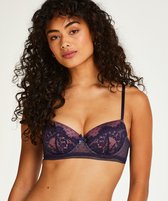 Hunkemöller Dames Lingerie Voorgevormde beugel bh Bessie  - Blauw - maat F70