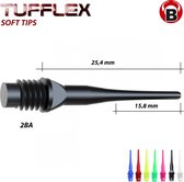 BULL'S Tufflex Soft Tips 1000 Stuks - Wit