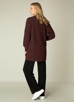 YEST Oetk Vest - Velvet Wine - maat 44