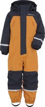 Didriksons - Overall regenpak voor baby's - Gevoerd - Zeb - Geel - maat 130 (128-134cm)
