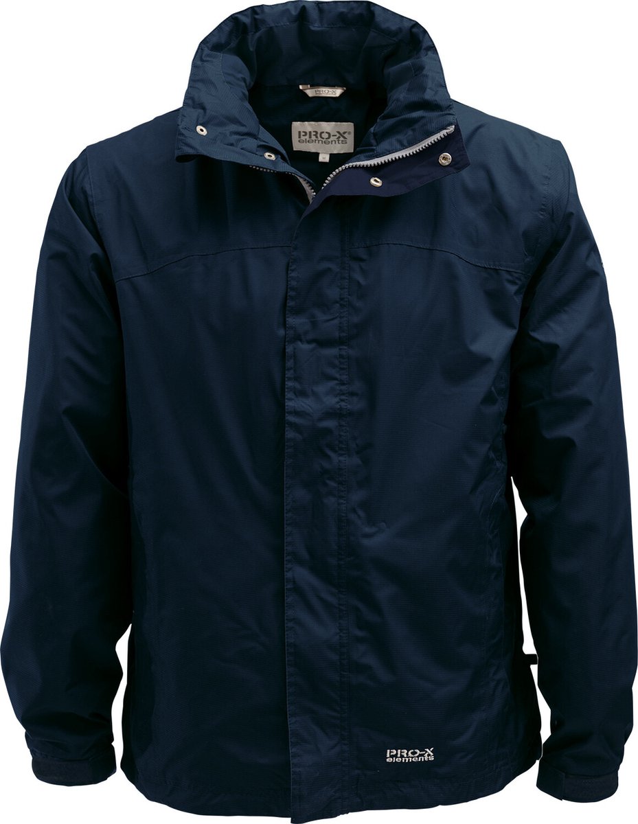 Pro-X Elements - Opbergbare regenjas voor heren - Meran - Marineblauw - maat 5XL