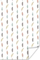 Poster Veren - Kleuren - Patroon - 60x90 cm