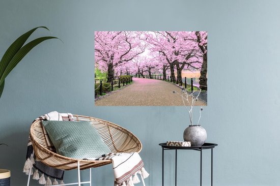 Stickers Stickers muraux - Sakura - Printemps - Japon - 60x40 cm - Feuille adhésive