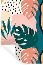 Stickers muraux - Plantes - Motif - Jungle - 20x30 cm - Feuille adhésive