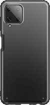 Samsung Galaxy A22 4G Hoesje - Mobigear - Shockproof Serie - Hard Kunststof Backcover - Zwart - Hoesje Geschikt Voor Samsung Galaxy A22 4G
