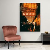Poster Gucci Lights - Plexiglas - Meerdere Afmetingen & Prijzen | Wanddecoratie - Interieur - Art - Wonen - Schilderij - Kunst