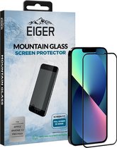 Eiger Tempered Glass Case Friendly Gebogen Geschikt voor Apple iPhone 13 Pro Max