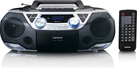Lenco SCD-720SI - Draagbare radio met DAB radio, Bluetooth®, CD, casette  recorder en... | bol.com