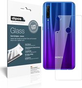 dipos I 2x Pantserfolie helder compatibel met Honor 20 lite Rückseite Beschermfolie 9H screen-protector