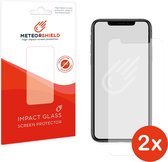 2 stuks: Meteorshield iPhone 11 Pro screenprotector - Ultra clear impact glass