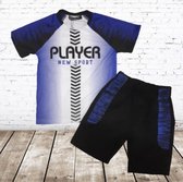 Trainings set zwart blauw player -s&C-146/152-Complete sets