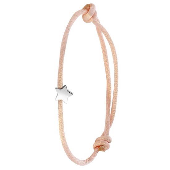 Lucardi - Damesarmband met armband en plating - sieraden - zilveren cadeau, 19cm, Sterling zilver, geboortesteen