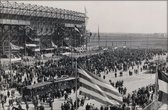 Walljar - De Kuip '37 II - Zwart wit poster met lijst