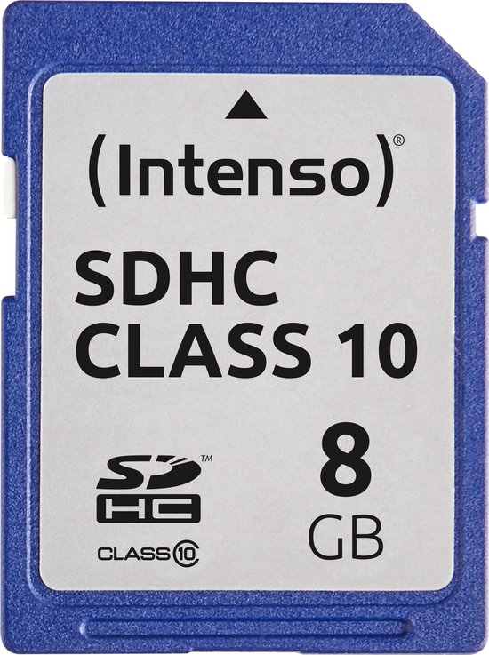 Intenso 8GB SDHC Class 10 SD-Karte - Geheugenkaart