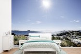 Behang - Fotobehang Strand - Natuur - Zon - Breedte 600 cm x hoogte 400 cm