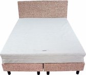 Bedworld Boxspring 200x190 - Medium - Tweedlook - Licht taupe (M08)