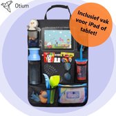 Luxe Autostoel Organizer - met Tablet  of iPad Vak -  Organizer voor in de auto - Kind - Kids - geschikt voor iPad of Tablet - Nieuw! - Vakantie - 10 vakken - voor Kinderen - Car O