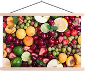 Lattes d'affiche textielposter fond fruits colorés vierges 60x40 cm