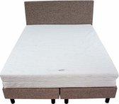 Bedworld Boxspring 200x190 - Medium - Waterafstotend grof - Grijs (P16)