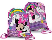 Disney Minnie Mouse Gymbag Unicorn Dreams - 38 x 30 cm - Polyester