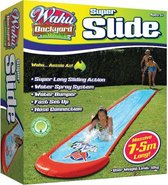 buikschuifbaan Super Slide junior 750 cm blauw/rood