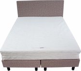 Bedworld Boxspring 160x210 - Stevig - Velours - Lila (ML62)