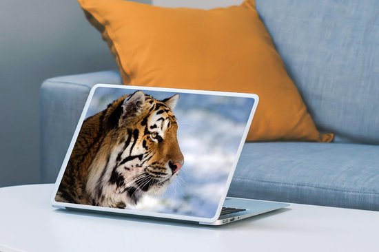 Autocollant pour ordinateur portable - 11,6 pouces - Tigre - Neige - Nature - 30x21cm - Autocollants pour ordinateur portable - Peau pour ordinateur portable - Couverture