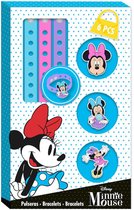 Disney Armbandenset Minnie Mouse Junior Blauw/roze 6-delig