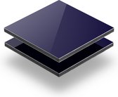 Alupanel donkerblauw 3 mm RAL 5022 - 160x90cm