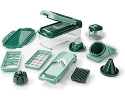 Luxe Multifunctionele Groentesnijder met Schaal - Mandoline - Uiensnijder - Frietsnijder – Groentensnijder met Anti-slip mat