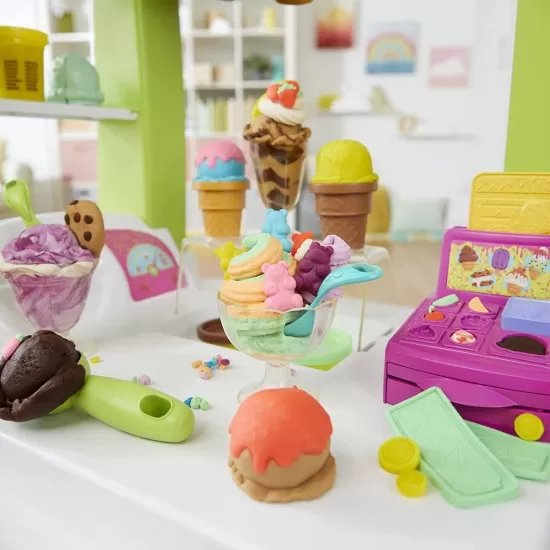 Play-Doh Kitchen Creations Ultieme ijscowagen -  Boetseerklei - Play-Doh