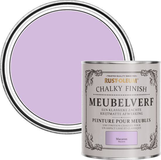 Rust-Oleum Paars Chalky Finish Meubelverf - Macaron 750ml