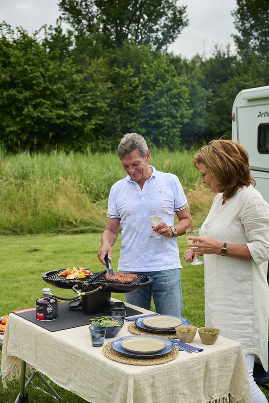 nomadiQ HOLIDAY barbecue pakket - de ultieme gas barbecue incl. accessoires voor vakantie met de boot, camper of caravan van NOMAD — afbeelding 4