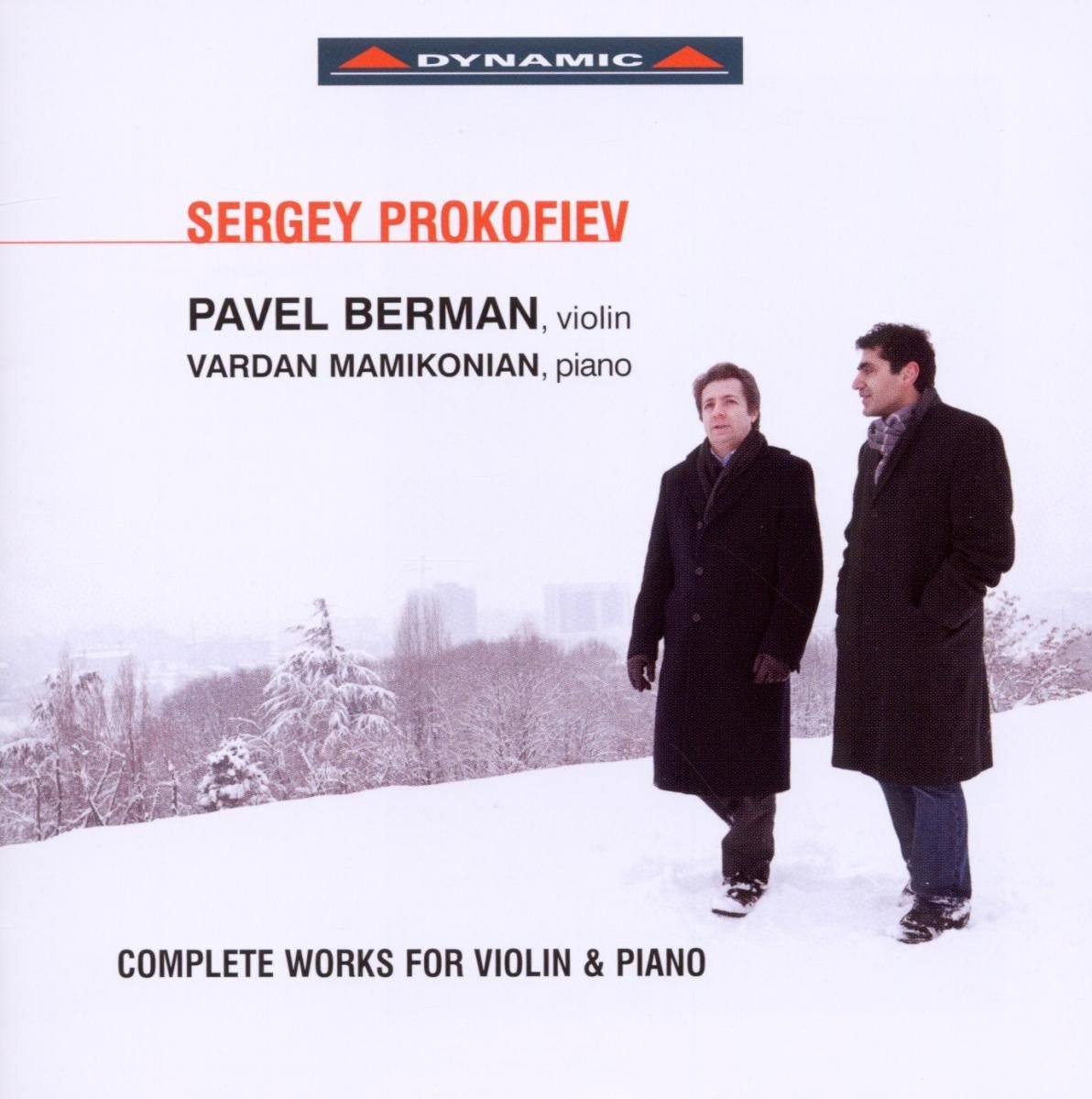 Pavel Berman & Vardan Mamikonian - Prokofiev: Complete Works For Violin & Piano (CD)