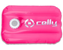 Celly - PoolPillow Zwembad Kussen met Speaker - Kunststof - Roze