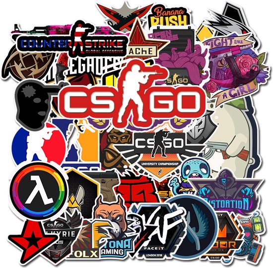 CSGO Stickers Counter Strike Gaming set 50 stuks Laptop
