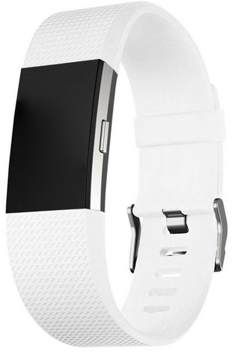 123watches sport band - wit - ML - Geschikt voor Fitbit Charge 2