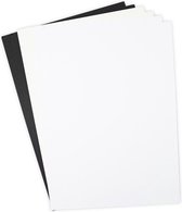 Sizzix Surfacez Papier Cartonné A4 Zwart/Ivoire/ Wit 60pcs