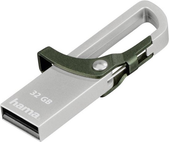 Hama FlashPen Hook-Style USB-stick 32 GB Groen 00123921 USB 2.0 - Hama