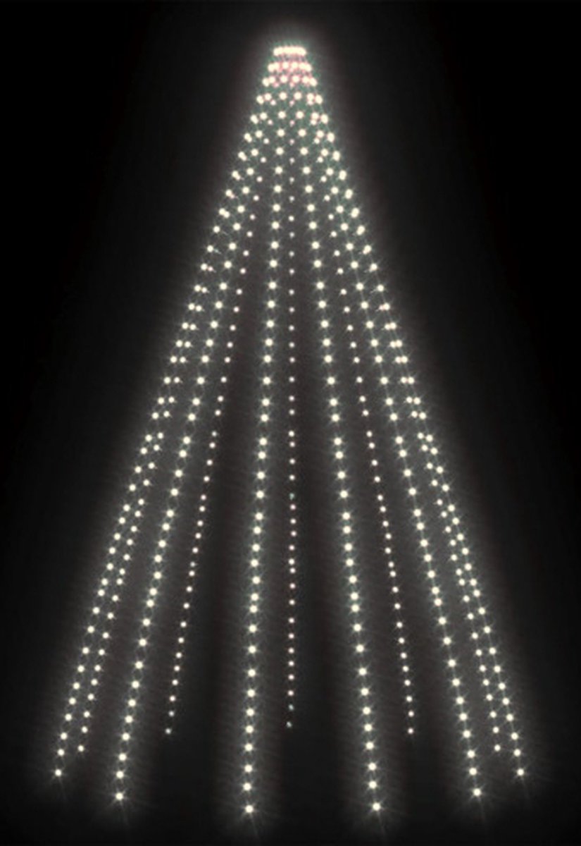 vidaXL Kerstboomverlichting met 500 LED's koudwit binnen/buiten 500 cm
