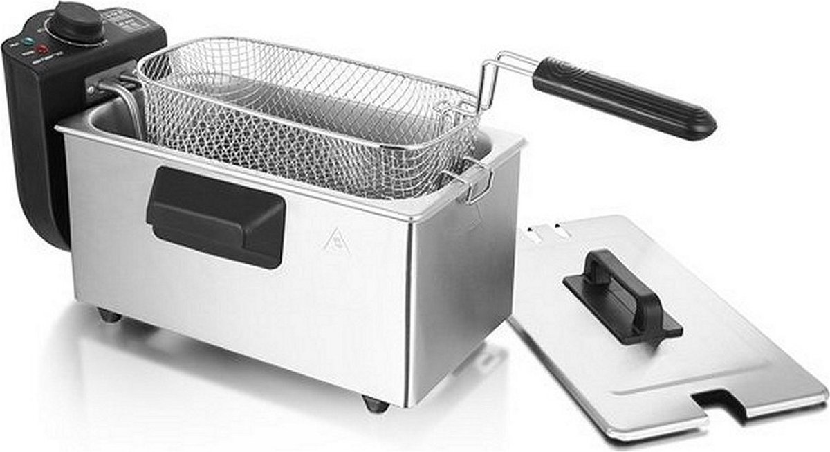 Emerio DF-120482 Friteuse 3L 2000W RVS/Zwart
